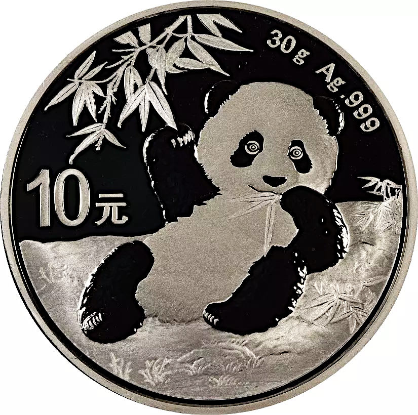 2020 panda silver coin