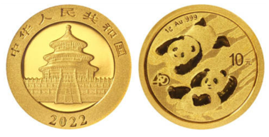 中國熊貓金幣
